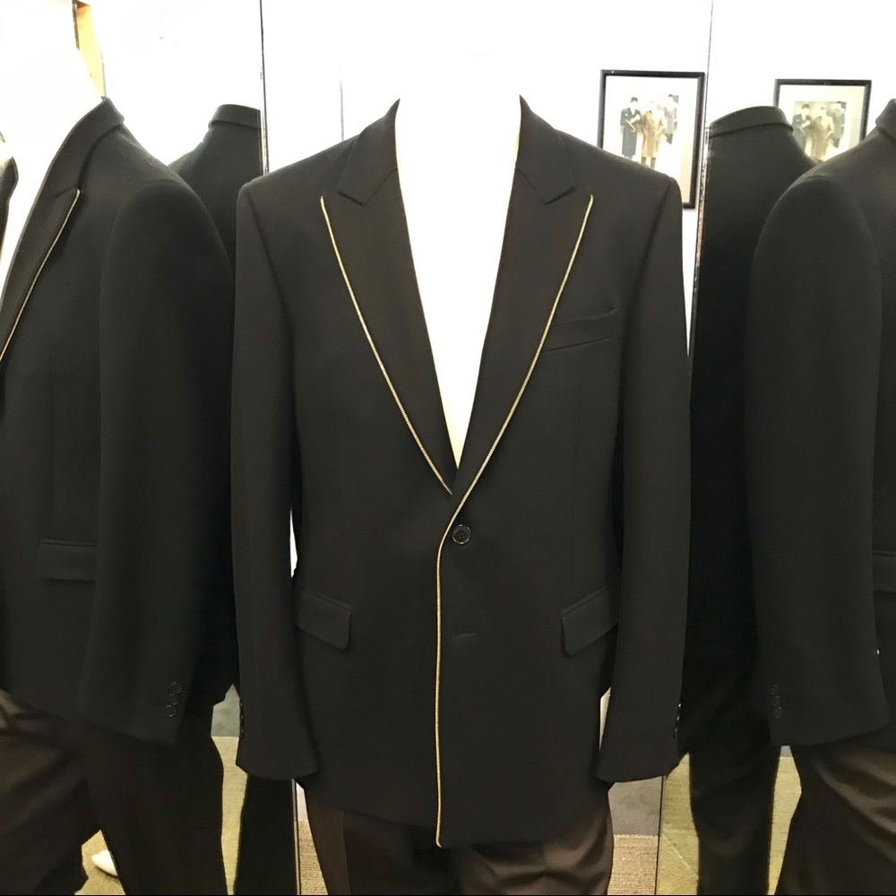 Versace Collection Wool and Cashmere Blazer